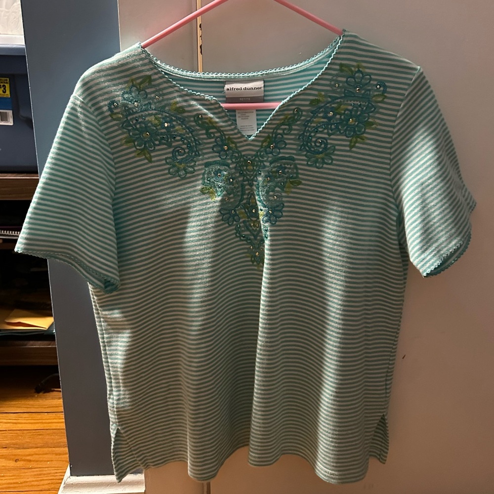 Alfred Dunner striped shirt
